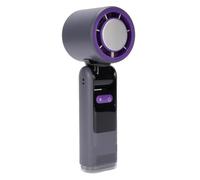 ZJchao Vel Portatile Ricaricabile Portatile con 100 velocità Regolabili e funzionalità di Raffreddamento del Ghiaccio, Ideale per Viaggi all'aperto e Comfort nel caldo! (GRAY)