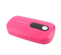 ZJchao Ventilatore per Ciglia, Ventilatore per Asciuga Unghie per Ciglia Asciugacapelli USB Ricaricabile per Innesto Estensione Colla per Asciugatore (Rosa rossa)