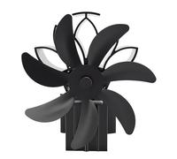 ZJchao Ventilatore per Stufa a Legna, Ventilatore per Camino Alimentato a Calore 7 Pale Nessuna Elettricità Necessaria Distribuzione Efficiente del Calore per Stufa a Legna Bruciatore