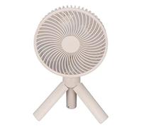 ZJchao Ventile in Piedi Portatile, Ventola Pieghevole Pieghevole USB, Ventola del Pavimento Telescopico con Altezza Regolabile Alimentabile per la Luce Notturna a Scomparsa per Viaggi per (Beige)
