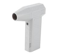 ZJchao Ventola a Getto Portatile a Corda 130000 Giri/Min Motore Senza Spazzole Ventilatore Ad Alta Potenza con Ugello Regolabile e Rimovibile a 3 velocità per la Pulizia Dell'ufficio (GREY)