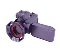 ZJchao Videocamera Digitale Ultra HD a Videocamera 4K con Schermata a Colori HD da 3 Pollici Wifi Focust Focus 50x per la Registrazione della Vita Quotidiana (Viola)