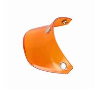 ZJchao Visor del Casco, Visor Casco Solare per Motocicletta Viscere con 3/4 Anti -Sole Aperto per Il Motociclista retrò Protezione tonalità Solare (Orange)