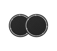 ZJCOZBH 2 Pezzi Sottobicchieri Auto, per Audi A1 A3 A4 A5 A6 A7 A8 Sottobicchiere Antiscivolo Auto Tappetino Portabicchieri Rimovibili Auto Accessori Interni,B