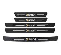 ZJCOZBH 5 Pezzi Strisce Protettive Battitacco Auto, per Smart Fortwo Forfour 453 451 452 450 454 Battitacco Protezione Plates AntiGraffio e Resistente Adesivi Auto Battitacco,A