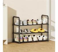 ZJEQZH Scarpiera Salvaspazio Slim Stretta e Alta - Portascarpe Piccola In Metallo 2/3/4/5 Ripiani - Organizer Componibile per Scarpe - Armadio Interno, Corridoio, Camera Da Letto e Ingresso(3 tier)