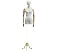 ZJFHEYUO Manichino Busto Corpo Abito manichino Sartoriale manichino Negozio di Abbigliamento manichini Modello con Base in Metallo vetrina espositore, Viola