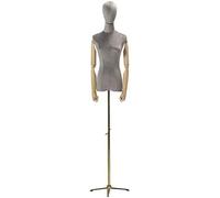 ZJFHEYUO Manichino Busto Manichino Corpo Manichino Sartoriale Femminile Busto Manichino per Sarti Testa Staccabile Adatto per Abbigliamento Gioielleria Mostra, Verde