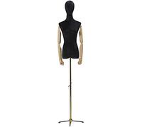 ZJFHEYUO Manichino Busto Manichino Corpo Manichino Sartoriale Femminile Busto Manichino per Sarti Testa Staccabile Adatto per Abbigliamento Gioielleria Mostra, Verde