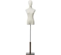 ZJFHEYUO Manichino Busto Manichino Manichino Sartoriale Manichino Negozio di Abbigliamento Manichini Manichino Modello Studenti Manichino con Base in Legno Finestra Espositore per