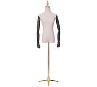ZJFHEYUO Manichino Torso Corpo Abito manichino Torso Corpo manichino Femminile manichino Abito manichino Sartoriale Femminile con Braccio in Legno Staccabile per Abbigliamento ESP
