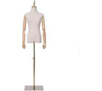 ZJFHEYUO Manichino Torso Corpo Abito manichino Torso Corpo manichino Femminile manichino Abito manichino Sartoriale Femminile con Braccio in Legno Staccabile per Abbigliamento ESP
