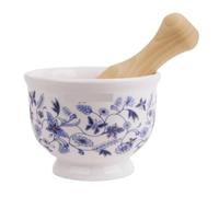 ZJFHEYUO Mortaio e pestello da Cucina Mortaio in Ceramica Mortaio per Aglio Sminuzzatore per Aglio Mortaio per Aglio Macinapepe per Aglio Set di pestelli Utensile per condire