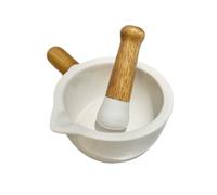 ZJFHEYUO Mortaio e pestello da Cucina, Mortaio per Aglio, Vecchio Stile, spremiaglio Manuale, macinino da Cucina, Set di pestelli, Strumento per condire