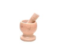 ZJFHEYUO Mortaio Naturale Mermaid con pestello, Set per spezie, Pepe, macina Cereali, spremiaglio, tritacarne, 11 x 11 cm