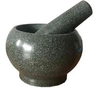 ZJFHEYUO Pestello e Mortaio, Ciotola per Guacamole Bluestone Resistente, spezie da Cucina, macina Pesto, per spezie, condimenti, Paste, pesti e Guacamole
