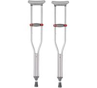 ZJFHEYUO Stampelle per Adulti Ascellari Stampelle ascellari per stampelle Regolabili Stampelle mediche Portatili Leggere Regolabili Che Scivolano sotto Le ascelle per disabili per