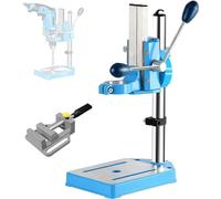 ZJFJMBD Supporto per Perforazione Elevato Ad Alta Elettrico, Macchina per Perforazione da Tavolo con Serraggio da 38-50 Mm E Corsa da 80 Mm - Colonna Ispessita E Base in Alluminio Fuso