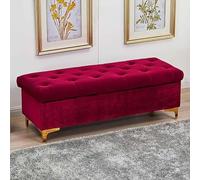 ZJGFCB Panca ottomana in velluto, seduta imbottita di alta qualità, moderna per casa, camera da letto, soggiorno, corridoio, poggiapiedi, panca multifunzione (dimensioni: 60 x 45 x 40 cm, colore: D)