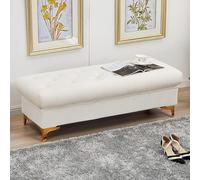 ZJGFCB Panca ottomana in velluto, seduta imbottita di alta qualità, moderna per casa, camera da letto, soggiorno, corridoio, poggiapiedi, panca multifunzione (dimensioni: 80 x 45 x 40 cm, colore: A)