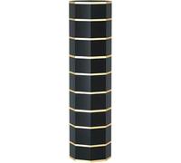 ZJGFCB Scarpiera Rotante Avanzata con Anta, Scarpiera Rotonda Tipo Torre Moderna Scarpiera, Scarpiera Girevole in Metallo, Adatta per Angoli del Corridoio D'ingresso(Size:9 Tiers,Color:Nero)