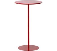 ZJGFCB Tavolo alto rosso per pub, tavoli moderni da cocktail e bistrot, rotondo in metallo per interni ed esterni, tavolo da pranzo per cucina, tavolo da conferenza (dimensioni: 40 x 40 x 50 cm)
