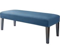 ZJHAHJY Copridivano Imbottito in 1 Pezzo, coprisedile in Velluto Elasticizzato per Sala da Pranzo, copridivano in Morbido Spandex per Soggiorno e Camera da Letto (Blu)