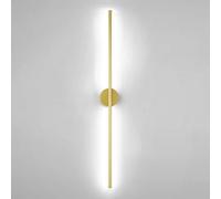 ZJHESXV Lunga Striscia LED Lampada da Parete Tubo Lineare Oro per Interni - Illuminazione per Vanità, Camera da Letto, Scale, Corridoio