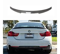 ZJHESXV Spoiler Posteriore Adatto per BMW Serie 4 F36 430i 435i 440i Gran Coupé 4 Porte 2014-2020 M4 Style ABS Carbon Fiber Style Spoiler Posteriore Verniciato Bodykit Alettone Posteriore