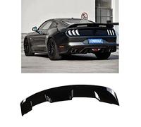 ZJHESXV Spoiler Posteriore Adatto per Ford Mustang Coupe GT500 2015-2022, Kit carrozzeria Spoiler Posteriore Verniciato Nero Lucido PP