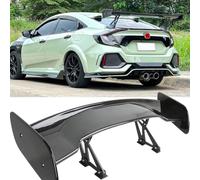 ZJHESXV Spoiler Posteriore Universale da 47 Pollici, Spoiler Posteriore Regolabile per Auto in Stile GT, Spoiler Posteriore da Corsa Adatto per berlina, coupé, Hatchback, Nero Lucido