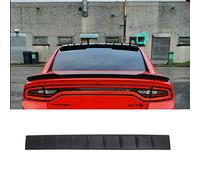 ZJHESXV Spoiler sul Tetto Adatto per Dodge Charger 2011-2020 Spoiler Posteriore ABS Verniciato Nero Opaco Ala Stile Pinna di squalo