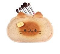 zjhukfmc Astuccio per matite di design gatto toast,Astuccio scolastico in peluche | Organizzatore estetico del fumetto per scolari adolescenti ragazzi ragazze asilo studente, Un, Se référer au