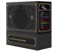 zjhukfmc Biglietti di ricette per cocktail, 100 carte flash per cocktail con ricette miste, guida alla miscela di bartending, schede flash per baristi, 16,5 x 12,7 cm