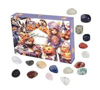 zjhukfmc Calendario 'Avvento Di Halloween - 24 Giorni Con Pietrine Collezionabili Halloween | Decorazione 'Avvento per i Giovani, le Figlie, i Nipoti, gli Adolescenti, Ragazzi e Figli
