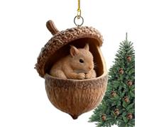 zjhukfmc Decori Animali a Forma di Ghianda - Ghiande in Acrilico 2D per Feste - Addobbi per Albero di Natale - Idee Regalo per Inverno Feste Compleanni Thanksgiving Casa Camera Dormitorio