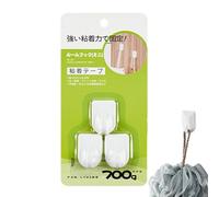 zjhukfmc Gancio da bagno per doccia | Mini ganci appendiabiti gratuiti | Ganci per utilità domestica per servizi igienici, cucina, piastrelle di ceramica, camera da letto, bagno per asciugamani,