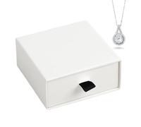 zjhukfmc Piccola Scatola per Gioielli - Espositore per Collane,Scatola Elegante per Gioielli da Esposizione per Matrimonio, Viaggio, Dormitorio, Festa, Compleanno, Vacanza