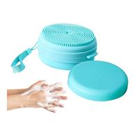 zjhukfmc Scrubber corpo in silicone | Spazzola Detergente Manuale in Silicone,Spazzola scrub in silicone per bagno | Per casa, bagno, hotel, donne, uomini, bambini, cute sensibile e tutti i tipi di