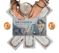 zjhukfmc Tradizionale set di tarocchi | Uniche carte tarocchi, classico gioco di carte portatile con 40 carte per principianti, per imparare le cose e i viaggi, idea regalo perfetta