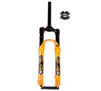 ZJIEDB Forcella Ammortizzata MTB 26/27,5/29 Pollici per Mountain Bike, Escursione 120 mm, Freno a Disco Dritto da 1-1/8", Attacco Anteriore per Bicicletta QR da 9 mm, Blocco Manual