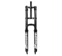 ZJIEDB Forcella Ammortizzata per Bici 26/27,5/29" per Mountain DH Air Double Shoulder Downhill Ammortizzatore Bicicletta Regolazione del Rimbalzo AM XC