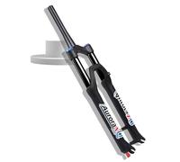 ZJIEDB Forcella Anteriore per Bici da 26/27,5/29 Pollici, Escursione 160 mm, Dritta/conica, Regolazione del Ritorno da 1-1/8", QR, Sospensione da Montagna da 9 mm