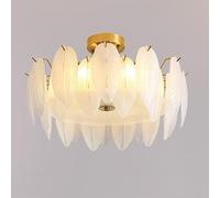 ZJIEDB Lampadario E27 in vetro cristallo francese, lampadario moderno di lusso in cristallo chiaro per la camera della principessa, per soggiorno, camera da letto, sala studio, lampade e lanterne c