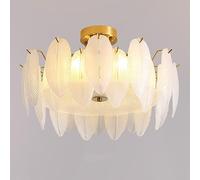 ZJIEDB Lampadario E27 in vetro cristallo francese, lampadario moderno di lusso in cristallo chiaro per la camera della principessa, per soggiorno, camera da letto, sala studio, lampade e lanterne c