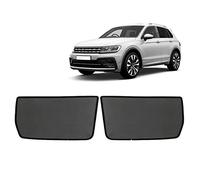 ZJIEX Tendine Parasole Auto Bambini Parasole per Finestrini Laterali per Tiguan BW 7Seat 2016-2022 2023 Tendine Parasole Protezione UV Tende Magnetiche Nero,Rear-window-2PCS