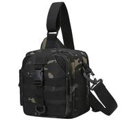 ZJIEYU Borsa Tattica a Tracolla, Zaino Petto per Pesca e Escursionismo, Borsa Monospalla EDC, per Uso Urbano e Outdoor(ODMC)