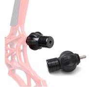 ZJIEYU Pallina Stabilizzatrice per Arco da Tiro con L'Arco, Ammortizzatore, Barra di Bilanciamento, Silenziatore in Gomma, Accessorio per Il Tiro a Segno e La Caccia(Black)