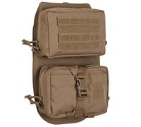 ZJIEYU Tactical Hydration Pack, Molle Rucksack for Vest Accessory | Detachable first-aid kit, waterproof, hard-wearing, lightweight and spacious(Brown)