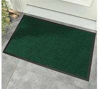 ZJIQOH Tappeto Cucina Antiscivolo Super Assorbente e Lavabile, Zerbino Ingresso Interno In Gomma Impermeabile, Stuoia Cattura Sporco per Entrata, Da Esterno(Green,80 x 120 cm)